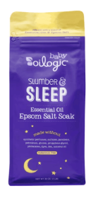 Oilogic Slumber & Sleep Essential Oil Epsom Salt for Baby, 2lb
