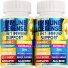 12 in 1 Premium Immune Defense Vitamins Immune Supplement w Vitamin D3 5000 IU Vitamin �� 1000mg Zin�� 50mg Luxe Choice for Premium Immune Support Wit