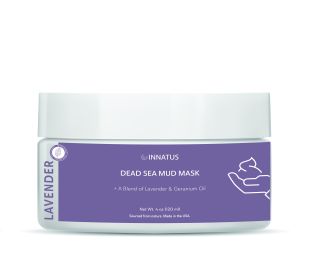 Dead Sea Mud Mask with Lavender Oil ��� 4oz Detoxifying & Purifying Face Mask ��� Infused with Spearmint