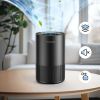 TENKER AP-6980 Air Purifier Black US 1300ft�� Large Rooms H13 Heap 3-Stage Filtration 3 Speeds 3 Timer w/Light Air Cleaner Machine