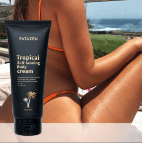 3Hrs Instant Dark Tanning Lotion Butter Body Care Sunscreen Suntan Oil Skincare OEM Self Tanner Sunless Tanning Cream For Body (Option: 100g)